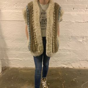 VINTAGE knit sweater vest by Le Sweater